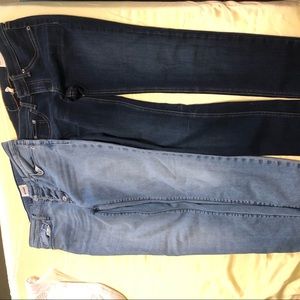 7 pairs of jeans and 2 capris size 26